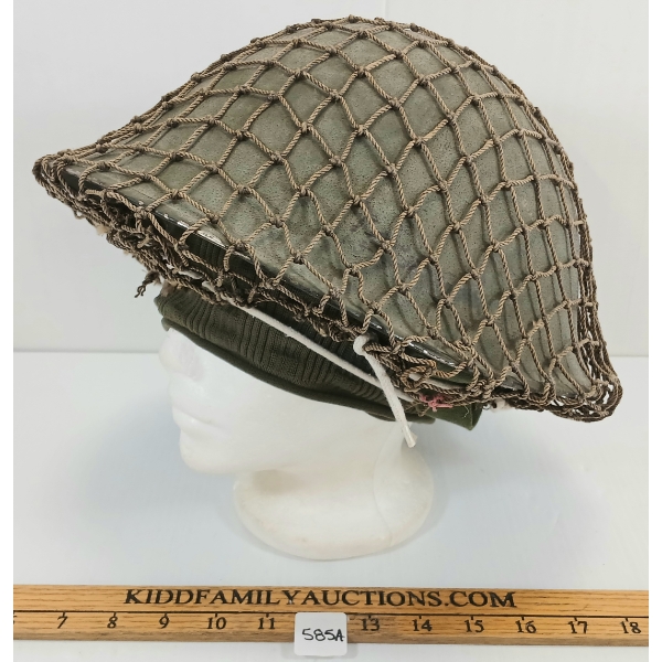 1980'S BRITISH BRODIE HELMET W/ LINER