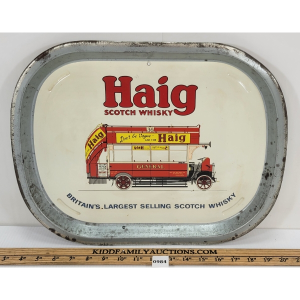 HAIG SCOTCH WHISKY ADVERTISING TRAY