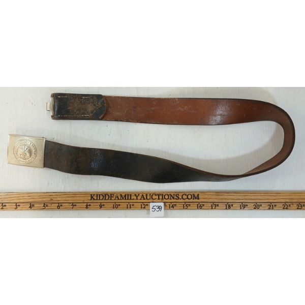 GERMAN BUNDESWEHR BELT W/ BUCKLE