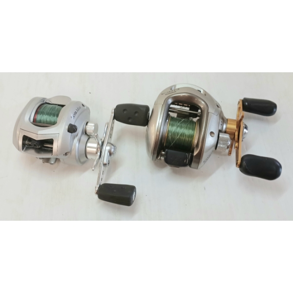 LOT OF 2 - SHIMANO CITICA 200D & ABU GARCIA SILVER MAX FISHING REELS