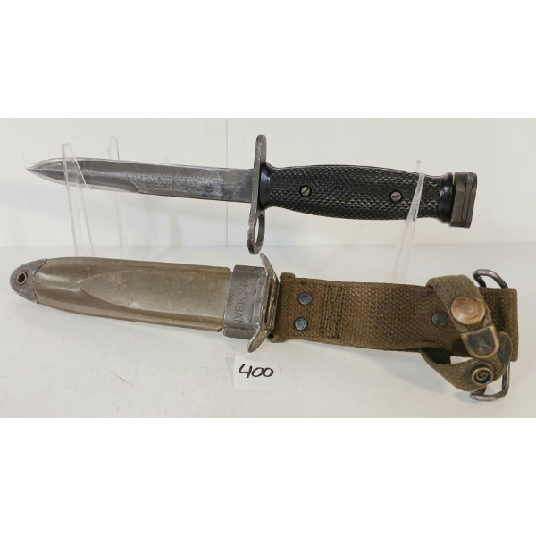 U.S. M8AI BAYONET W/ SCABBARD & FROG
