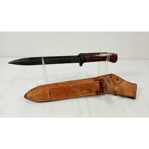 CZECH VZ 58 BAYONET W/ LEATHER SHEATH
