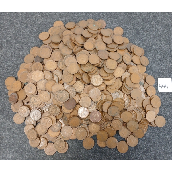 QTY OF U.S. & CDN PENNIES