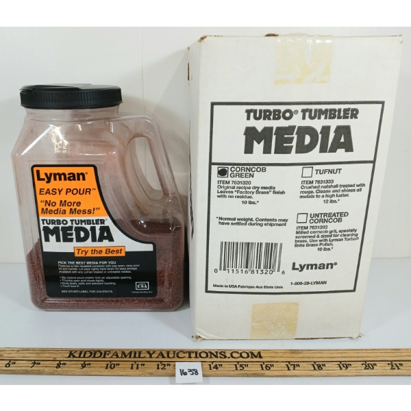 QTY OF TUMBLER MEDIA - INCL TUFNUT - APPROX 8 LBS