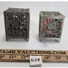 Image 2 : LOT OF 2 - CAST COIN DEPOSIT SAFES