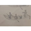 Image 2 : "WALRUS HUNT" BY ELEESHUSHE PARR(1896 - 1975) - PENCIL DRAWING