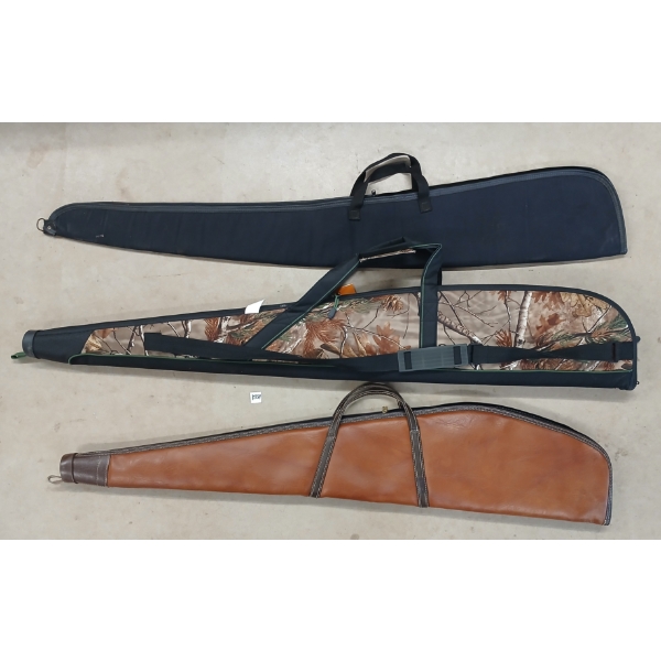LOT OF 3 - SOFT LONG GUN CASES
