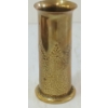Image 6 : LOT OF 3 - PETIT'S TYPE SCREW TOURNIQUET, ARTILLERY SHELL TRENCH ART & LEATHER POWDER FLASK