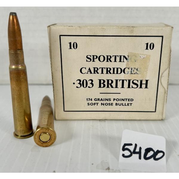 AMMO: 10X .303 BRIT - 174 GR SP