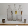 Image 4 : LOT OF 3 - BACK BAR SYRUP BOTTLES - INCL ICECREAM SODA, CLARET & LEMONADE, & HOWEL'S ORANGE-JULEP