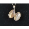 Image 4 : LOT OF 2 - STERLING SILVER PHOTO LOCKET NECKLACE & JOHN L. DENMARK FLORAL BRACELET W/ LINK