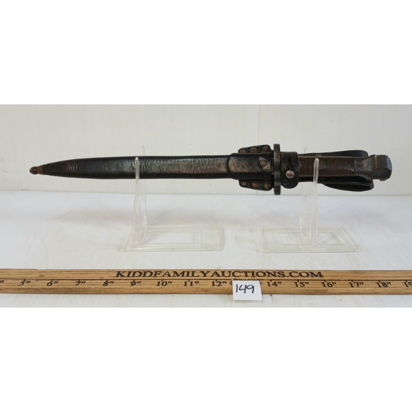 DUTCH M1895 NO.3/4 CARBINE BAYONET W/ SCABBARD