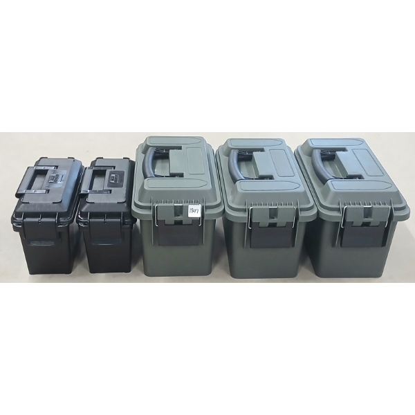 LOT OF 5 - AMMO CRATES
