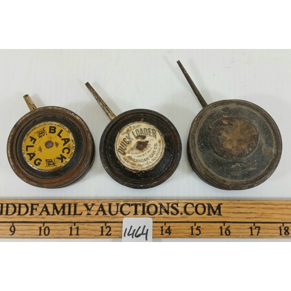 LOT OF 3 - POWDER PUFFERS - INCL BLACK FLAG