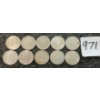 Image 2 : LOT OF 10 - 1964-1966 CDN 10 CENT COINS