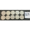 Image 2 : LOT OF 10 - 1942 CDN 10 CENT COINS