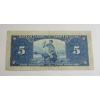 Image 2 : 1937 CDN $5 BANKNOTE