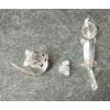 Image 7 : LOT OF 3 - SWAROVSKI CATS & TEDDY BEAR CRYSTAL FIGURINES
