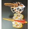 Image 6 : LOT OF 2 - PORTUGAL ROOSTER OF LUCK & HAPPINESS & MEXICAN FOLK ART ROOSTER