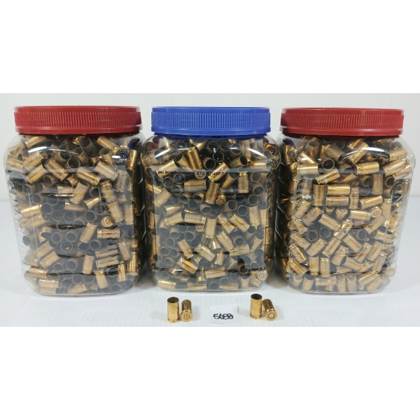 BRASS: QTY OF MIXED 9MM LUGER - 23LBS