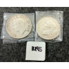 Image 2 : LOT OF 2 - 1949 & 1951 CDN SILVER DOLLARS - TERRA NOVA & VOYAGEUR