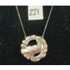 Image 1 : GEORGE JENSEN SILVER DOVE PENDANT NECKLACE