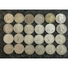 Image 2 : LOT OF 24 - 1938-1973 CDN 10 CENT COINS