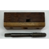 Image 4 : ENGLISH VICTORIAN STEEL / BEECH SCREW BOX & TAP 