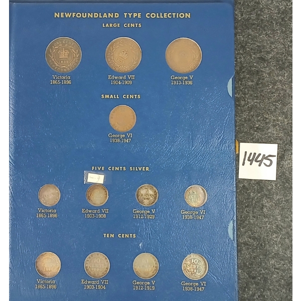 NEWFOUNDLAND TYPE COLLECTION BOOKLET