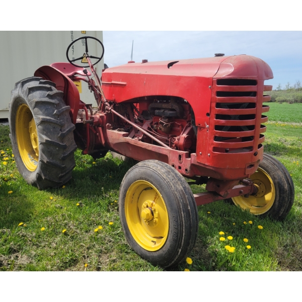 MASSEY HARRIS 33 TRACTOR - 2 NEW REARS, 1 NEW FRONT TIRE - NO BATTERY 