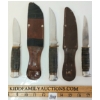 Image 2 : LOT OF 3 - GERMAN SOLINGEN KNIVES W/ SHEATHS