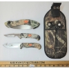Image 1 : MOSSY OAK 3PC HUNTING KNIFE SET W/ CARRIER