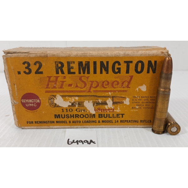 AMMO: 20X REMINGTON UMC .32 REM - 170GR 