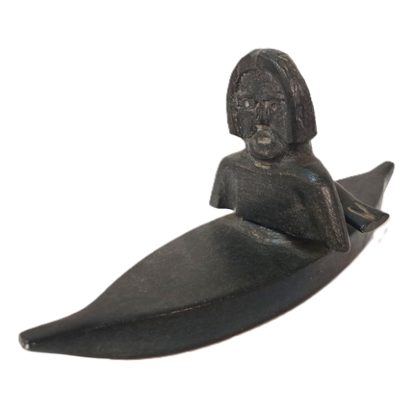 KAYAKER BY JOSEPHEE KAKEE (1911 - 1977) - ANTLER & STONE 