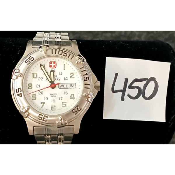SWISS MILITARY 100M WRISTWATCH