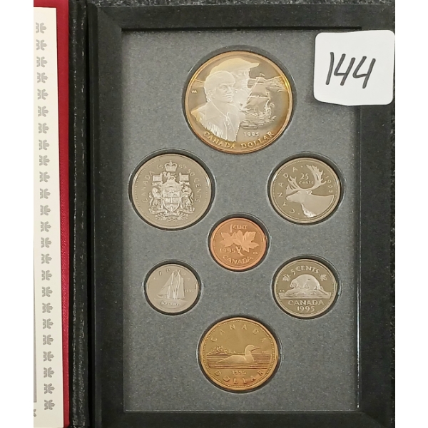 1995 RCM PROOF SET - 325TH ANN. OF HUDSON'S BAY COMPANY