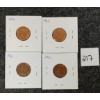 Image 2 : LOT OF 4 - 1962 CDN CENTS