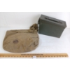 Image 2 : LOT OF 2 - MILITARY CANVAS BAG & 7.62MM AMMO CRATE