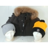 Image 1 : LOT OF 3 - MINIMUM BLACK DOWN WINTER JACKET & BRIXTON HATS