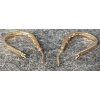 Image 6 : PAIR OF 10K GOLD HOOP EARRINGS