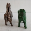 Image 5 : LOT OF 2 - CAST IRON HORSE & ELEPHANT COIN BANKS