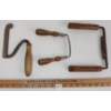 Image 2 : LOT OF 3 - ENGLISH VICTORIAN STEEL CHOPPER & DRAWKNIVES