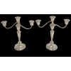 LOT OF 2 - GORHAM STERLING SILVER CANDELABRAS