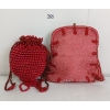 Image 1 : LOT OF 2 - BULLOCK'S & UNKNOWN PINK BEADED CLUTCH & HANDBAG
