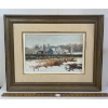 Image 1 : "WINTER VISTA" BY MITCH KEIRSTEAD - FRAMED OIL ON CANVAS