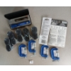 Image 2 : LOT OF 12 - POWERFIST 2IN C-CLAMPS, J-B WELD, STEEL TIRE GAUGE, ETC. - AS NEW