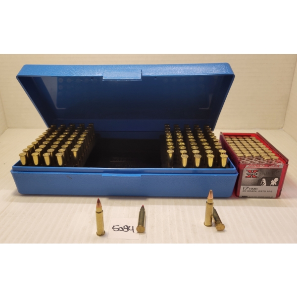 AMMO: 144X HORNADY & WINCHESTER .17 HMR - 20GR - JHP & POLYMER TIPPED - FACTORY LOADS 