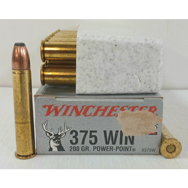 AMMO: 20X WINCHESTER SUPER X .375 WIN - 200GR - PP