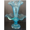 Image 11 : LOT OF 4 - BLUE URANIUM FENTON ART GLASS PCS