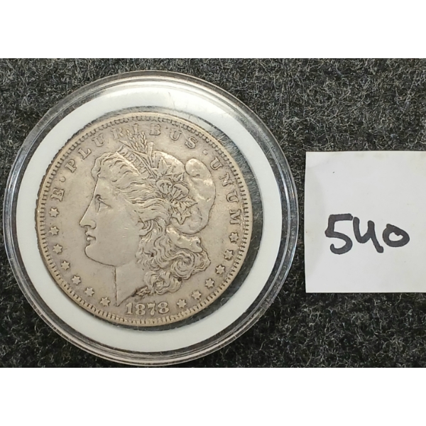 1878 US MORGAN SILVER DOLLAR